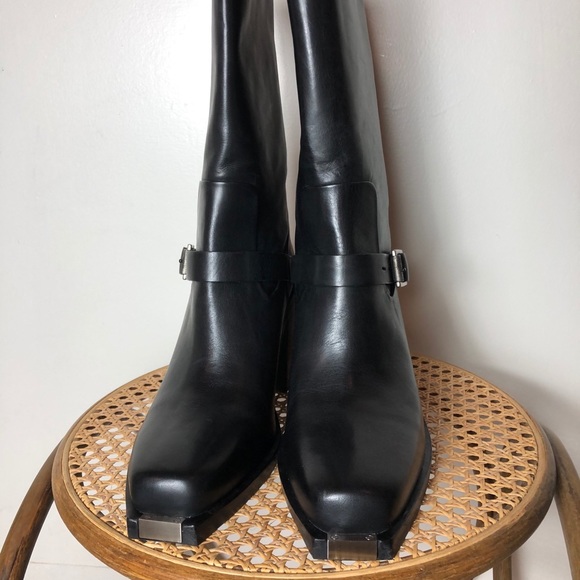 NWT rag & bone Fallon High Boot Black Size 41 - Picture 2 of 8